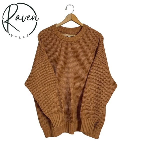 American Eagle Waffle Knit Oversized 
Sweater Size M - Picture 2 of 8